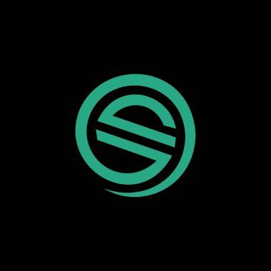 İlk harf s logo vektör tasarım şablonları