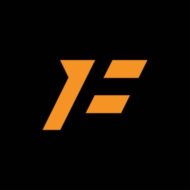 İlk harf f f f logo vektör tasarım şablonu