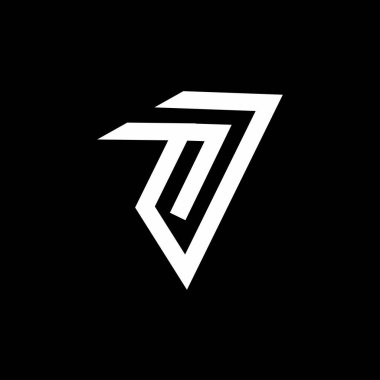 İlk harf f f f logo vektör tasarım şablonu