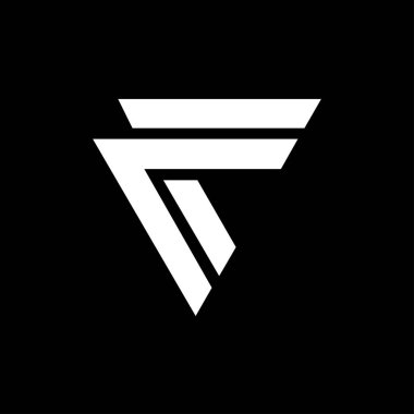 İlk harf f f f logo vektör tasarım şablonu