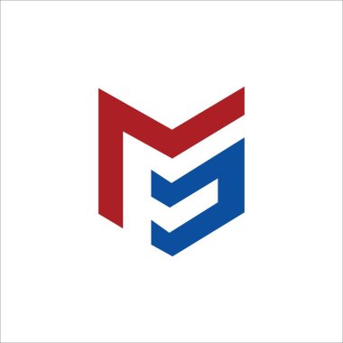 İlk harf f f f logo vektör tasarım şablonu