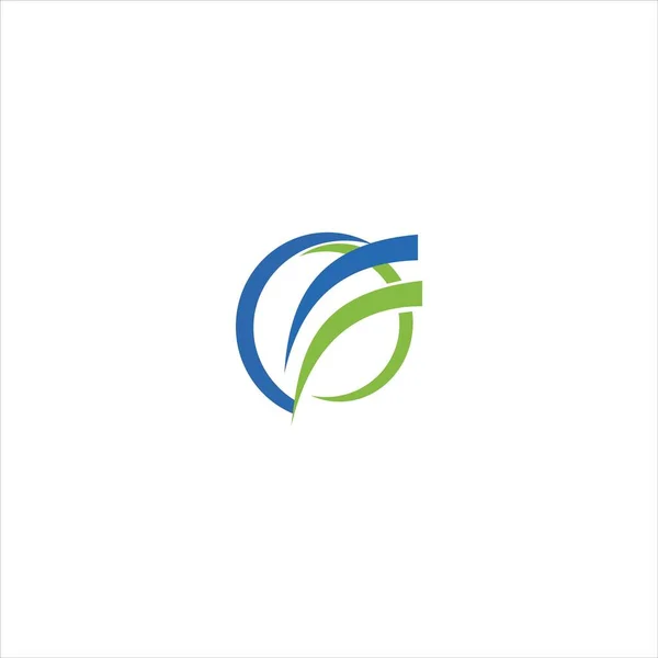 Lettera Iniziale Logo Modello Progettazione Vettoriale — Vettoriale Stock