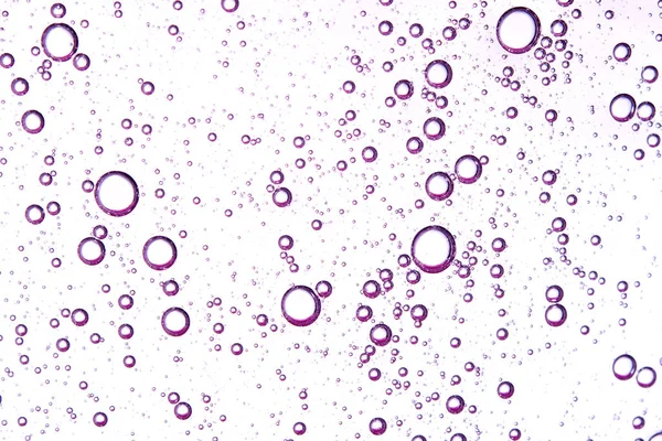 clear texture of pink bubbles on a light background