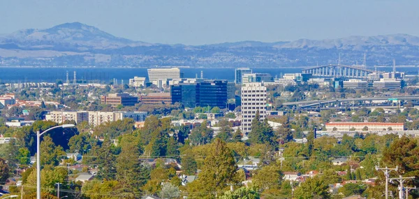 Deep San Mateo Frront Mount Und Bridge Banner Oben — Stockfoto