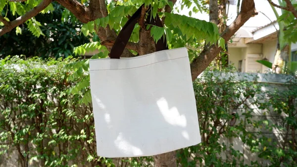 Cloth bag on the tree