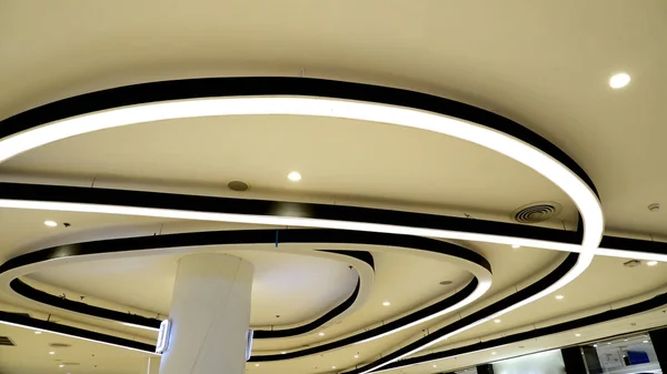 Modern Ceiling with modern curve lighting