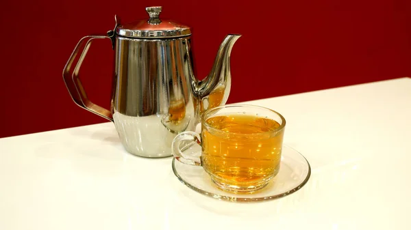 熱いお茶を一杯 — ストック写真