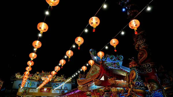 chinese lantern in night