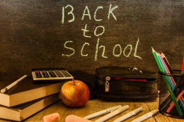 Blackboard with the text 