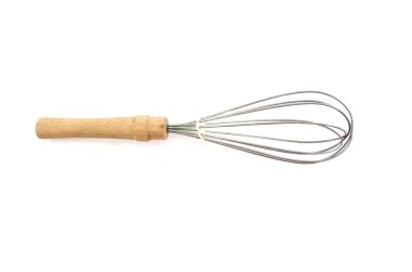 Beyaz bir arka plan üzerinde izole çırpma teli.