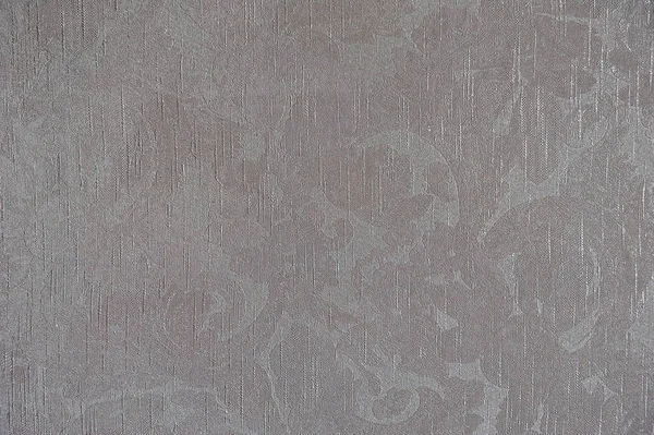 Beau papier peint gris sur le mur dans une chambre avec des motifs — Photo