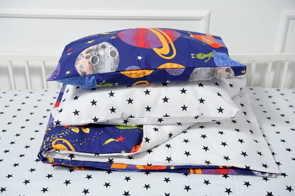 Beautiful children's bed in different colors