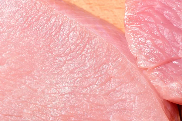 Schöne und frische Putenfilet. Textur des Fleisches vom Putenfilet — Stockfoto