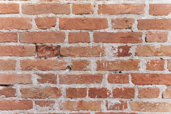 Текстура поверхности старой стены брика, сколы — стоковое фото