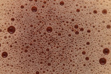 Soda kahverengi renkli baloncuklar. Fizzy..