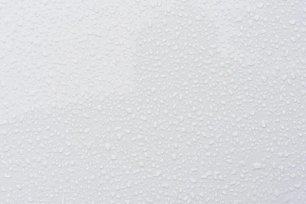 Texture Surface White Wet Car Small Droplets — Stock Photo, Image