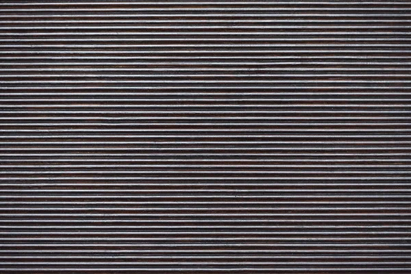 Ribbed Surface Dark Color Even Stripes — Stock Photo, Image