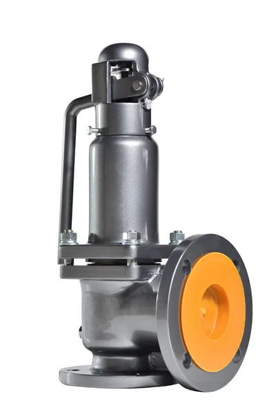 Automatic Safety Valve Metallic Gray Water Supply Systems Spring Valve — 스톡 사진