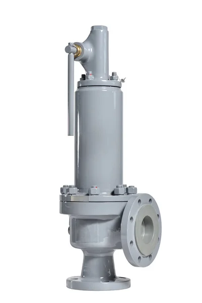 Válvula Seguridad Gris Automática Para Sistemas Suministro Agua Válvula — Foto de Stock