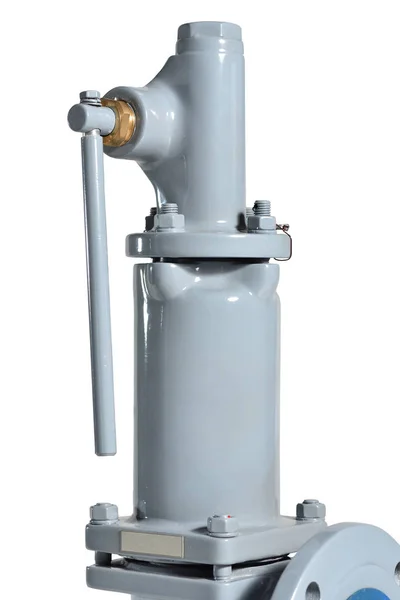 Válvula Seguridad Gris Automática Para Sistemas Suministro Agua Válvula —  Fotos de Stock