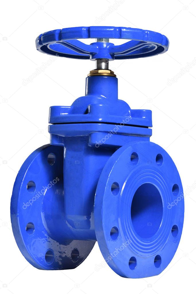 New rotary valve type for installation in the water supply system. Isolated
