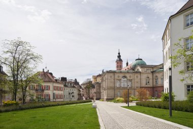 Baden-Baden, Baden-Wuerttemberg, Almanya 'daki eski ünlü spa salonunun manzarası. Avrupa 'da tarihi bina 