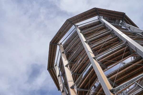 Bad Wildbad Alemania Abril 2019 Baumwipfelpfad Treetop Walk Tower Slide —  Fotos de Stock