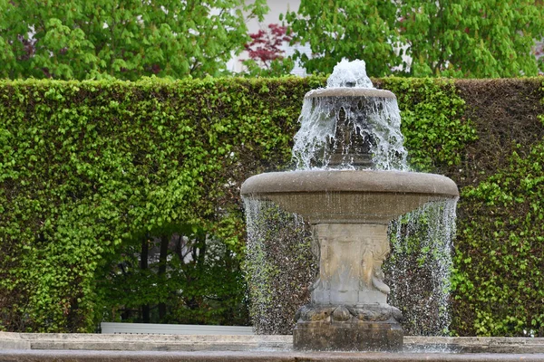 Antique Water Fountain Public Park European City — Stock Photo, Image