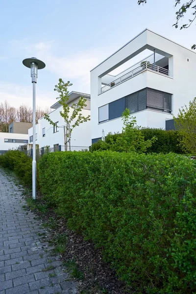 Pforzheim Germania Aprile 2019 Moderno Edificio Residenziale Senza Recinzione Una — Foto Stock