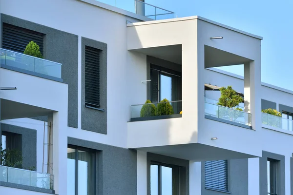 Pforzheim Germany April 21St 2019 Balcony Observation Deck Modern Apartment — Stock Photo, Image