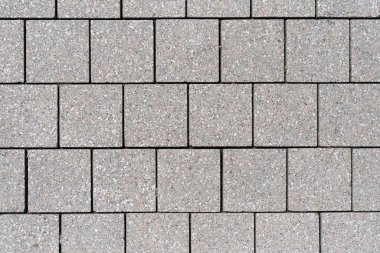 Avrupa 'da bir kentte kaldırımın kare kiremitlerinin dokusu gridir.