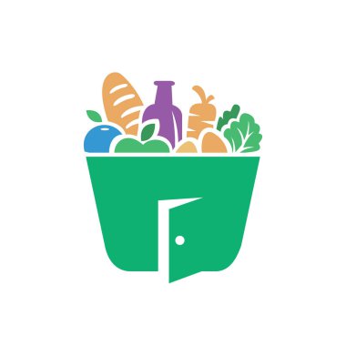 Market ya da market teslimat şirketinin logosu..