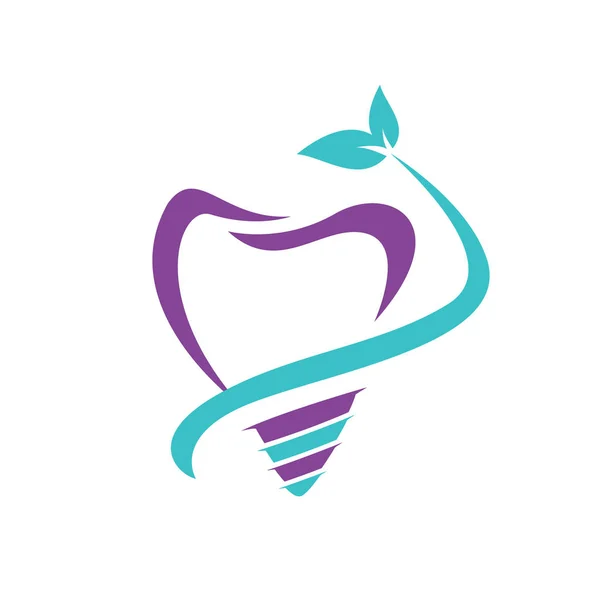 Diş Hekimliği Veya Diş Sağlığı Kliniği Sağlık Ürünleri Için Diş — Stok Vektör