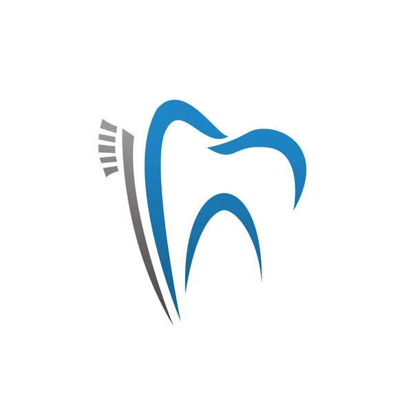 Шаблон Логотипа Вектора Зуба Стоматологии Стоматологической Клиники Изделий Здоровья — стоковый вектор