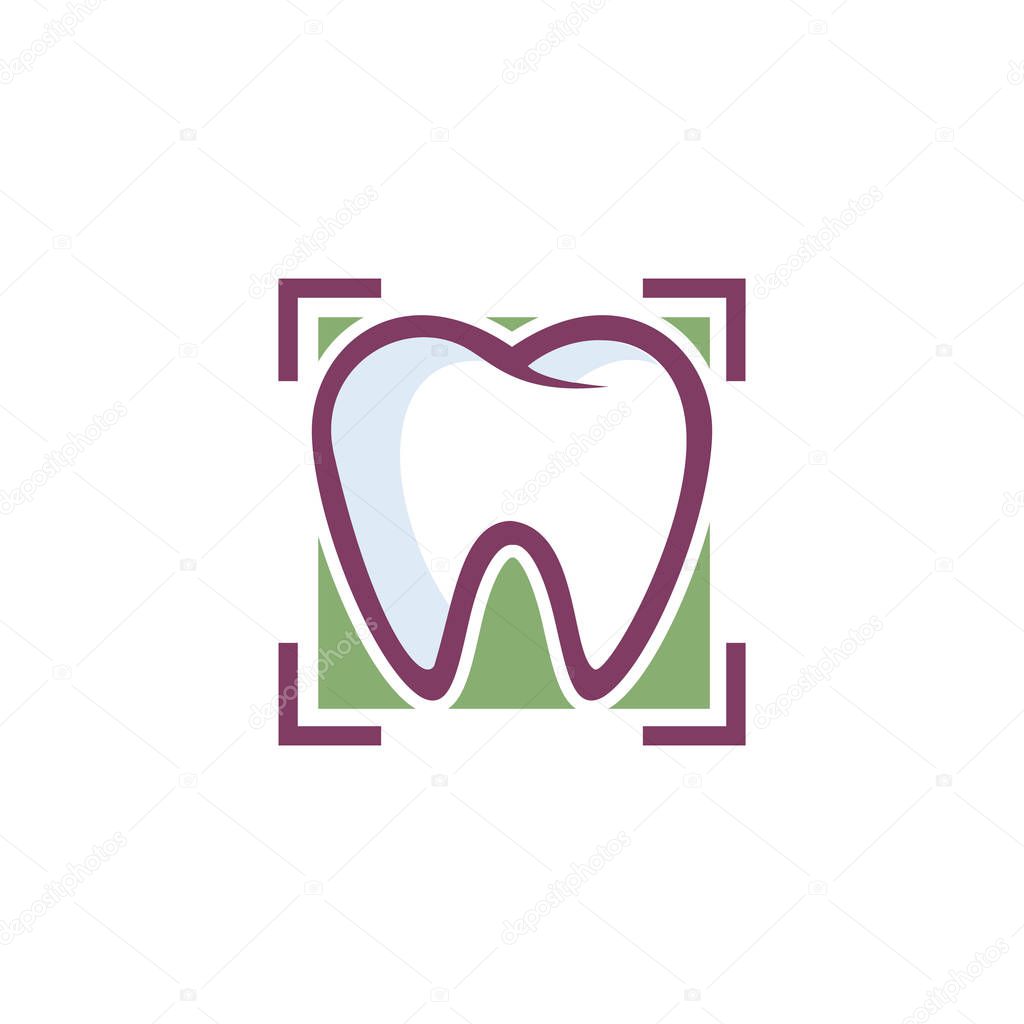 Dentist and dentistry clinic vector logo design.