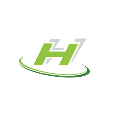 H Harfi Vektör Logo Tasarımı.