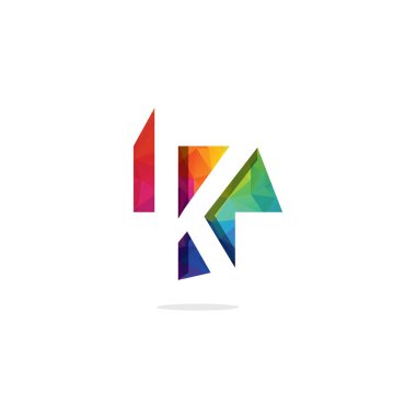 TK Letter Logo Vector Design Template.