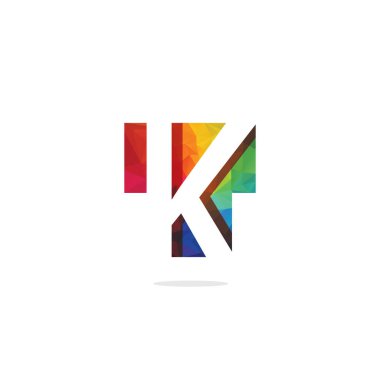 TK Letter Logo Vector Design Template.
