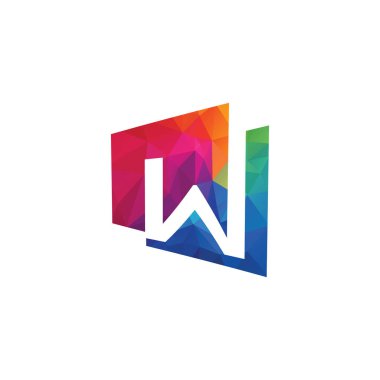 Creative letter W vector logo design.