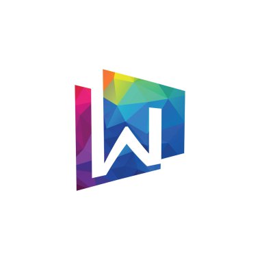 Creative letter W vector logo design.