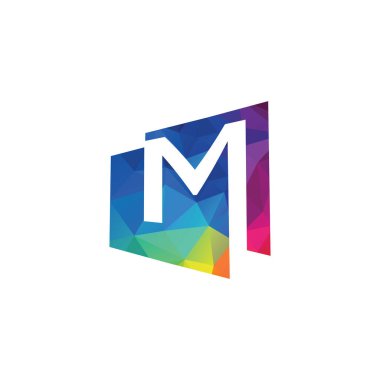 Creative letter M vector logo design.