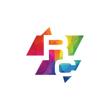 RC Letter Logo Vector Design Template.