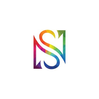 Creative letter S vector logo design.