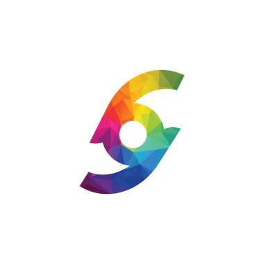 Creative letter S vector logo design.