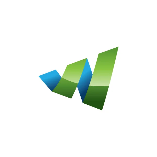 Kreativer Buchstabe Vektor Logo Design — Stockvektor