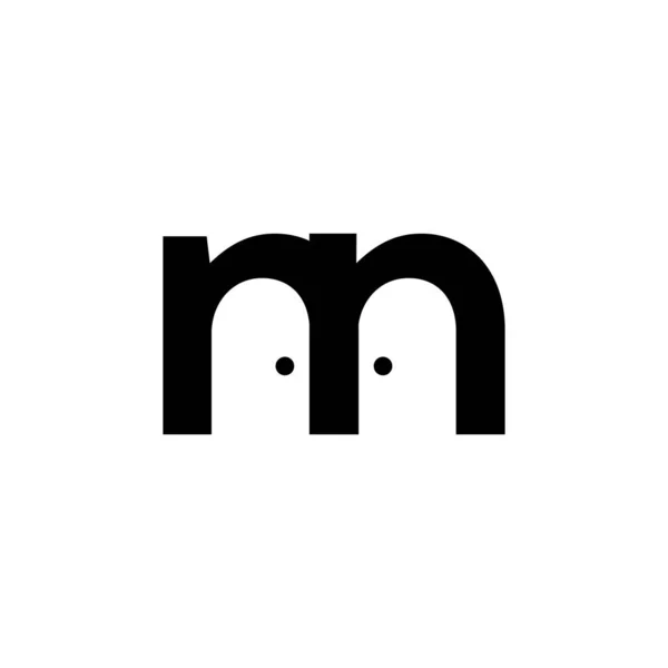 Lettre Home Logo Design — Image vectorielle