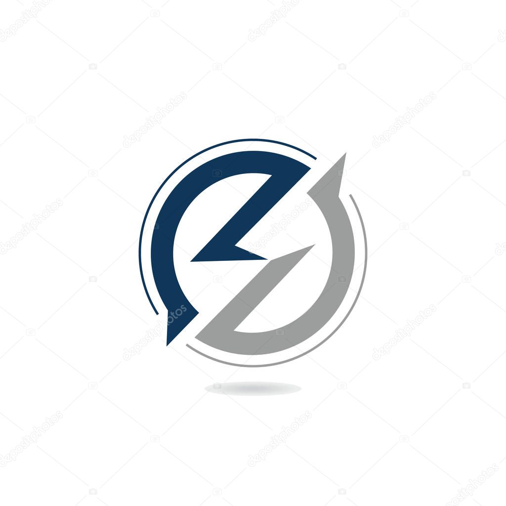 GD Letter Logo Vector Design Template.