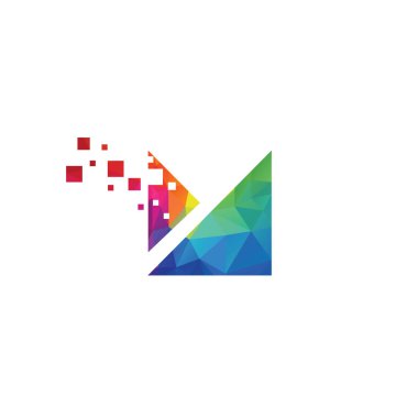 Creative letter M vector logo design.