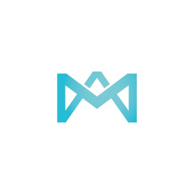 Creative letter M vector logo design.