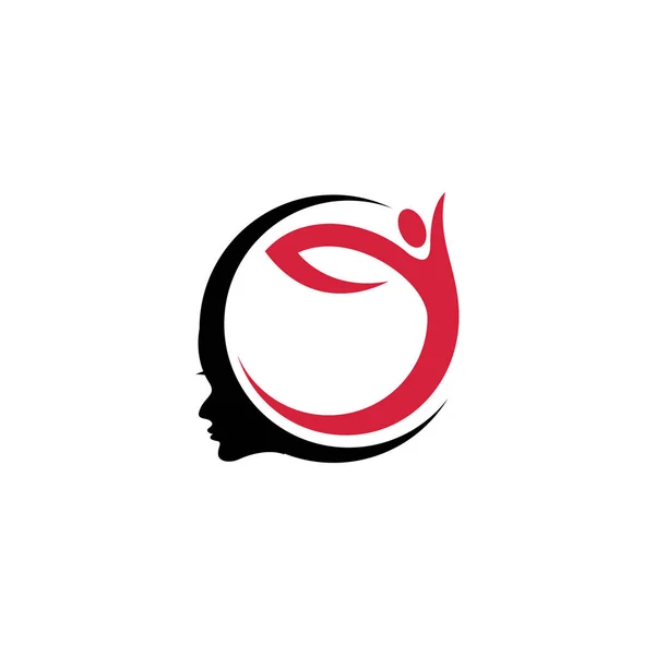 Desain Logo Spa Dan Salon Simbol Kosmetik Dan Tata Rias - Stok Vektor
